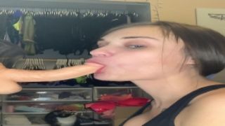 Yearning for orgasm dessert young housewife Rihanna Samuel does her finest