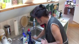 german grandmother get hard fuck in kitchen from step s nubile porn