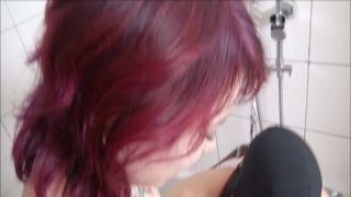 Dude with huge dick fucks red haired chick Anny Aurora on a pov electronic camera